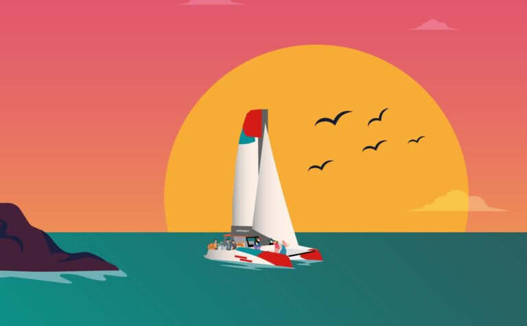 Apéro Sunset à la voile en baie de Concarneau : vivez un vendredi soir inoubliable à bord du catamaran Sailcoop